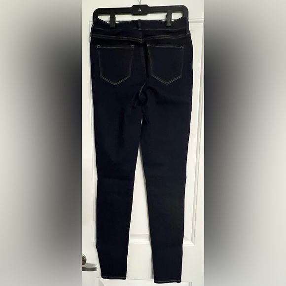 NWT Old Navy Women’s Rockstar, Super Skinny High-Rise, Size 4 Tall, Dark Denim - Picture 2 of 7